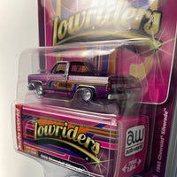 Auto World 1/64 Lowriders 1983 Chevrolet Silverado Purple
