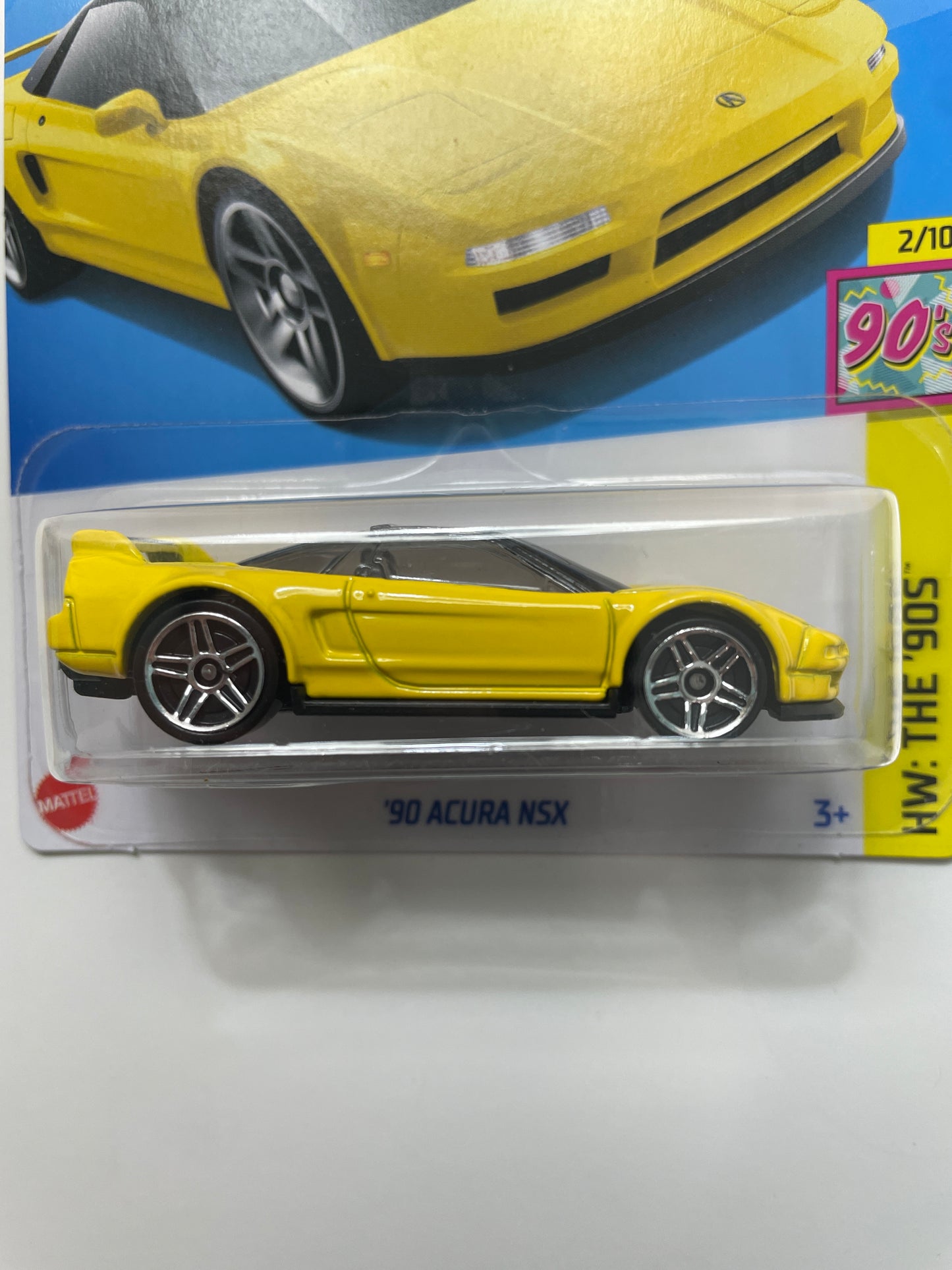 Hot Wheels 1/64 ‘90 Acura NSX Yellow
