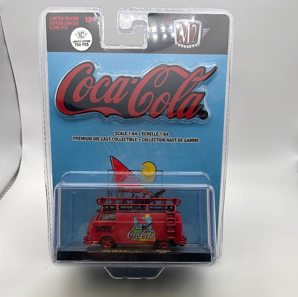 * Chase* M2 Machines 1/64 Coca-Cola 1960 VW Delivery Van Red