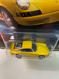 Hot Wheels 1/64 Car Culture Hammer Drop Porsche 911 Carrera RS 2.7 Yellow