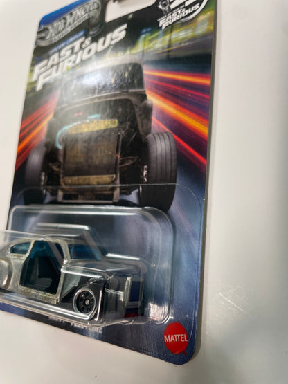 Hot Wheels 1/64 Silver Series Dream Lineup Fast & Furious Chevy Fleetline Chrome - JKX11