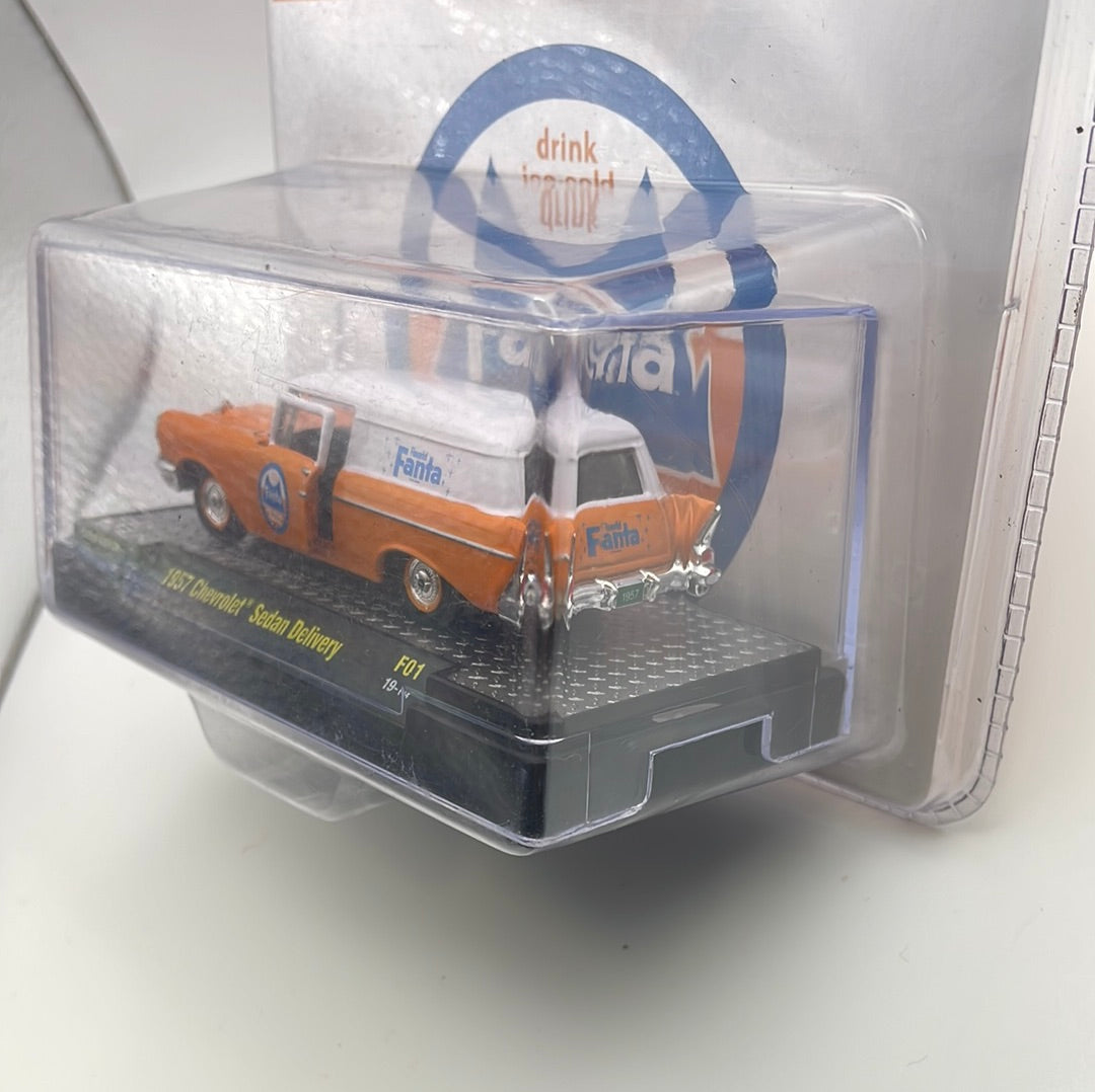 1/64 M2 Machines Fanta 1957 Chevrolet Sedan Delivery Orange