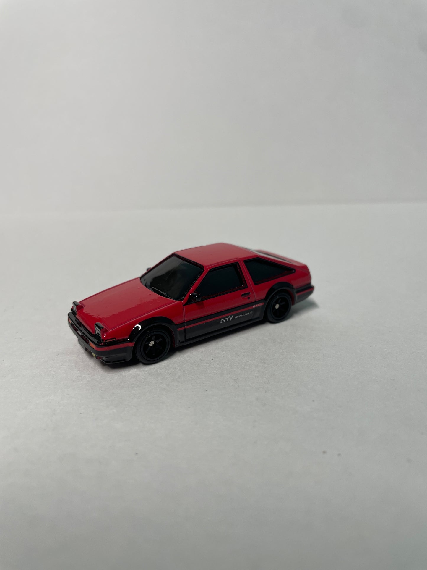 *Loose* Hot Wheels 1/64 Premium Car Culture Team Transport Toyota AE86 Sprinter Trueno Red & Black