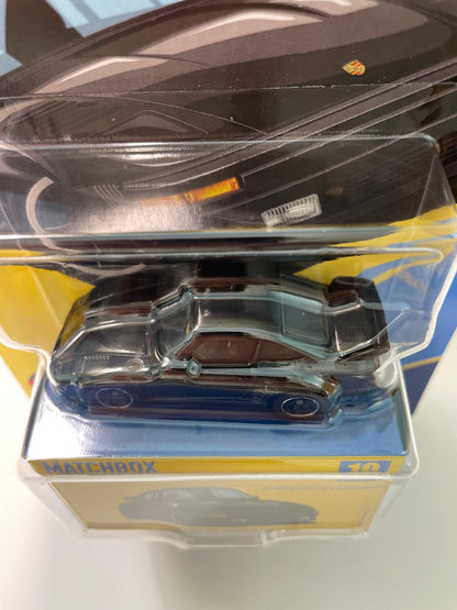 Matchbox Collectors 1/64 1988 Porsche 911 Turbo Slant Nose Black - JJV95