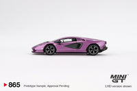 Mini GT 1/64 Lamborghini Countach LPI 800-4 Viola 30th Purple
