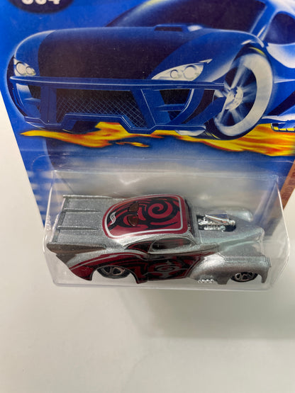 Hot Wheels 1/64 Jeep Willys Coupe Silver - Damaged Box