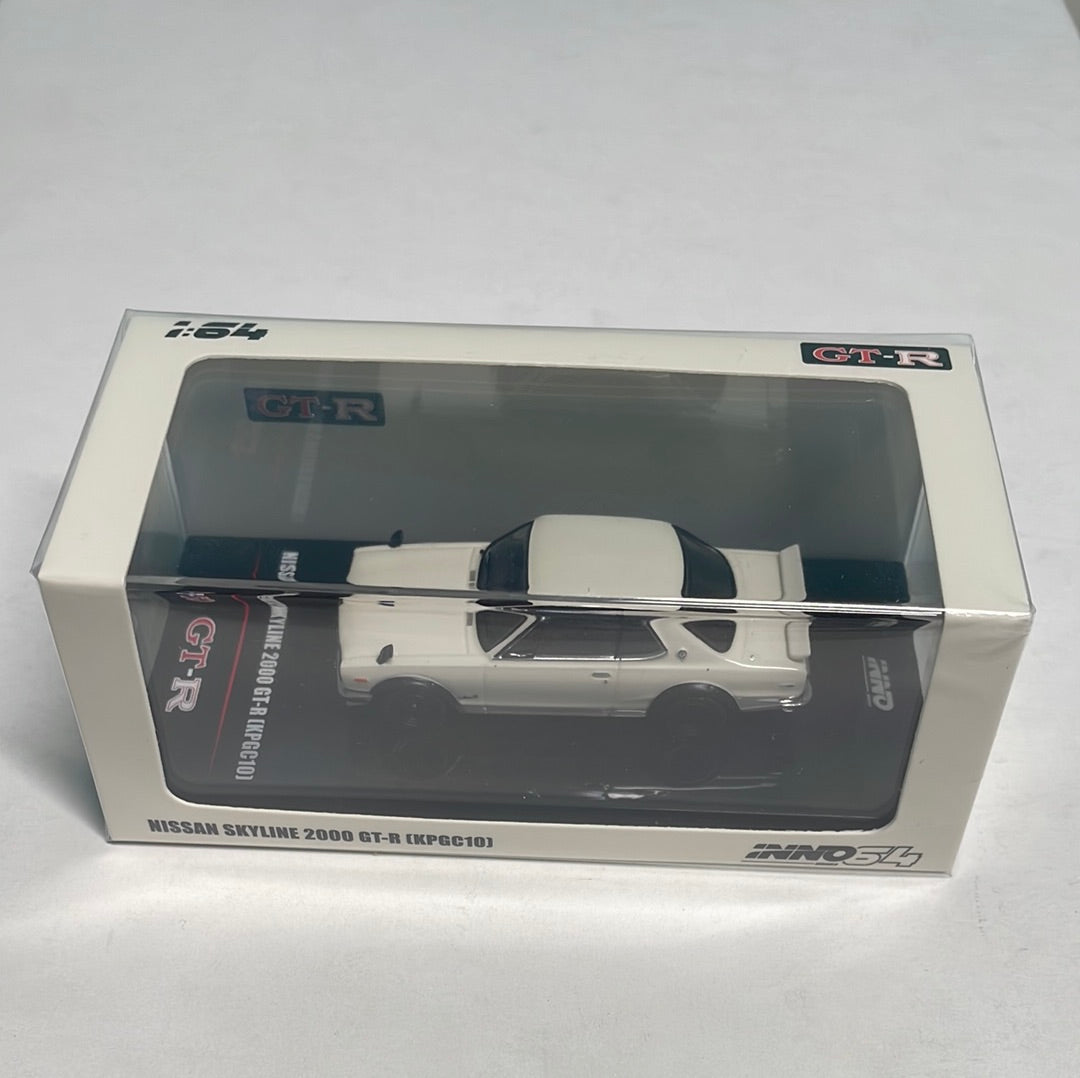 Inno64 1/64 Nissan Skyline 2000 GT-R (KPGC10) White