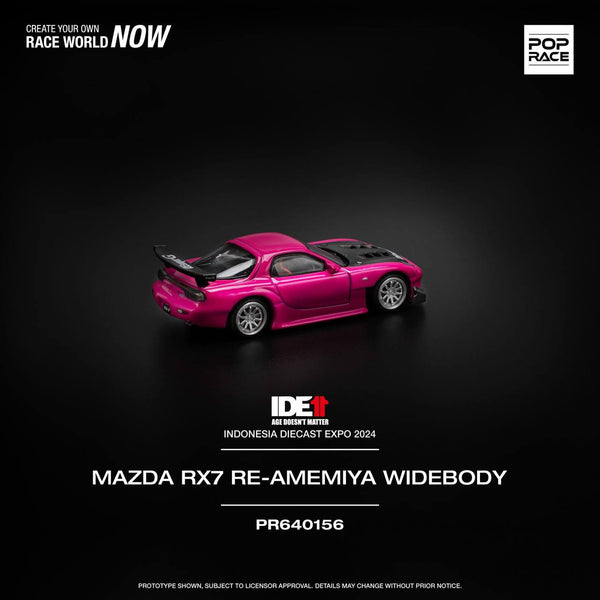 Pop Race 1/64 IDE Mazda RX7 Widebody Pink – Flipn Diecast