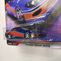 Hot Wheels 1/64 Fast & Furious Fast Imports Nissan Silvia (S15) Blue - Damaged Card