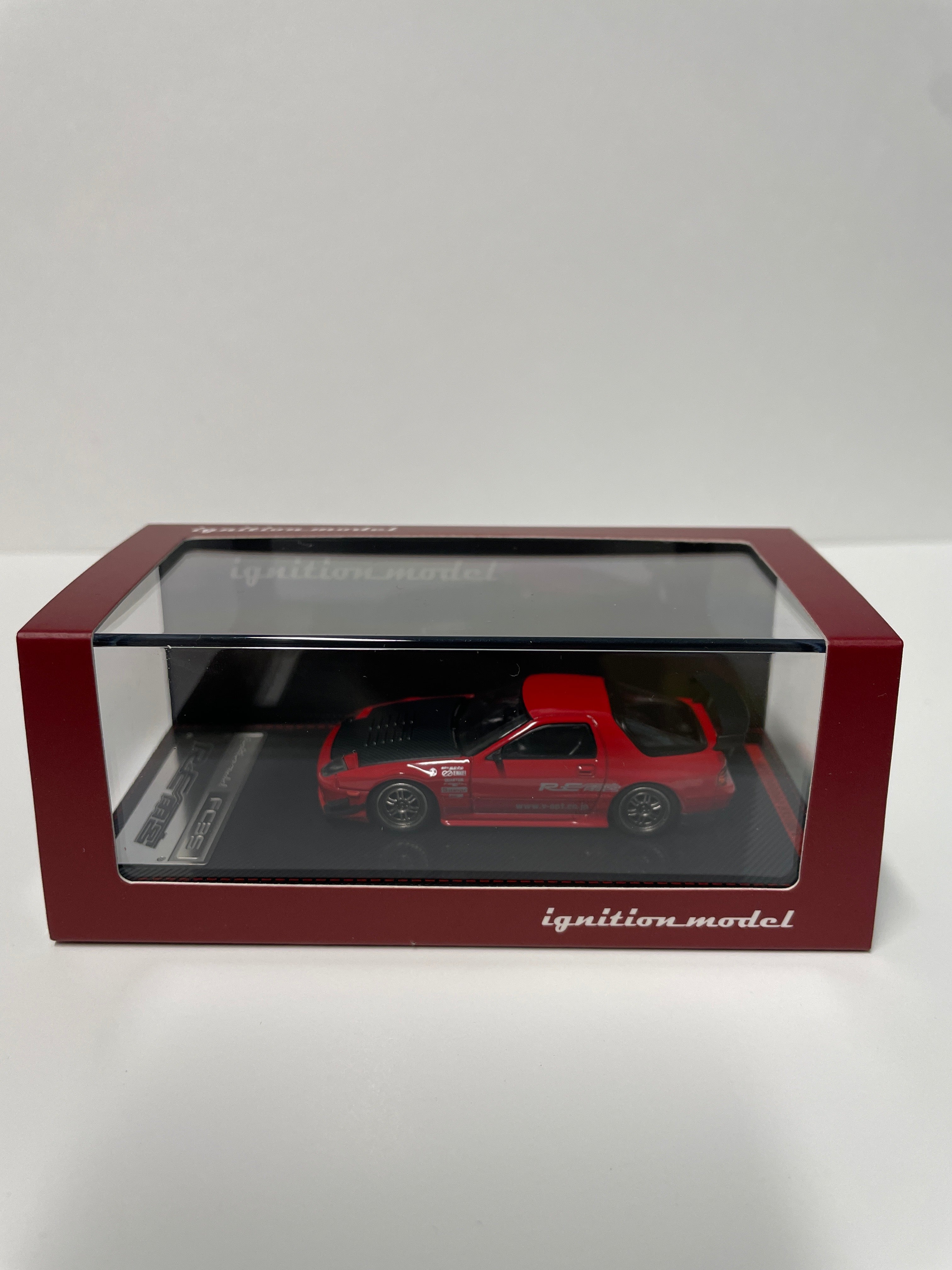 ignition model RX-7 FC3S RE雨宮 1/64 Ignition Models 1/64 Mazda RX-7 (FC3S) RE Amemiya Red – Flipn Diecast