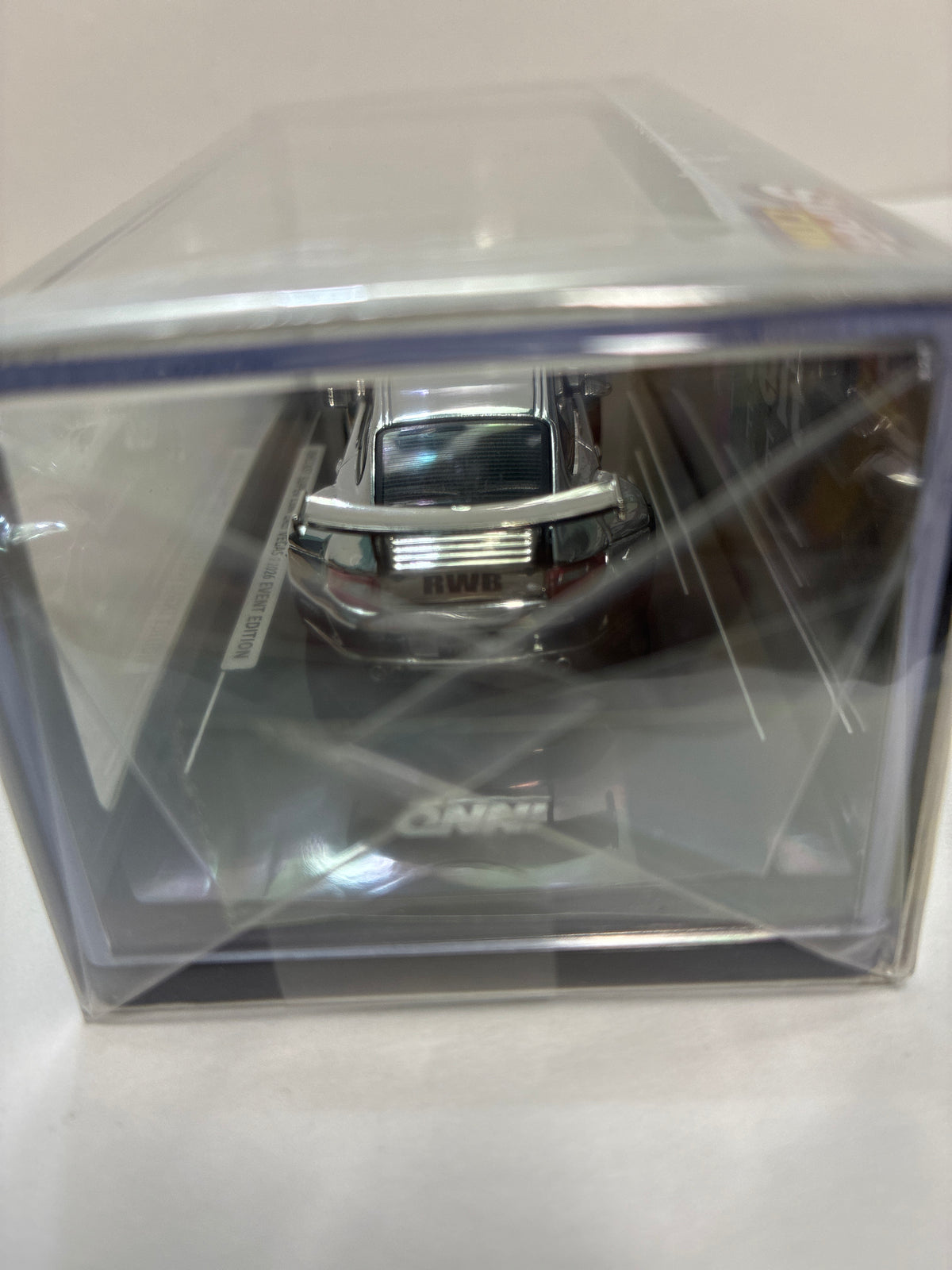 Inno64 1/64 Diecast Super Con Las Vegas 2026 Event Edition RWB Porsche 997 Chrome Silver - IN64-RWB997-DSCLV26