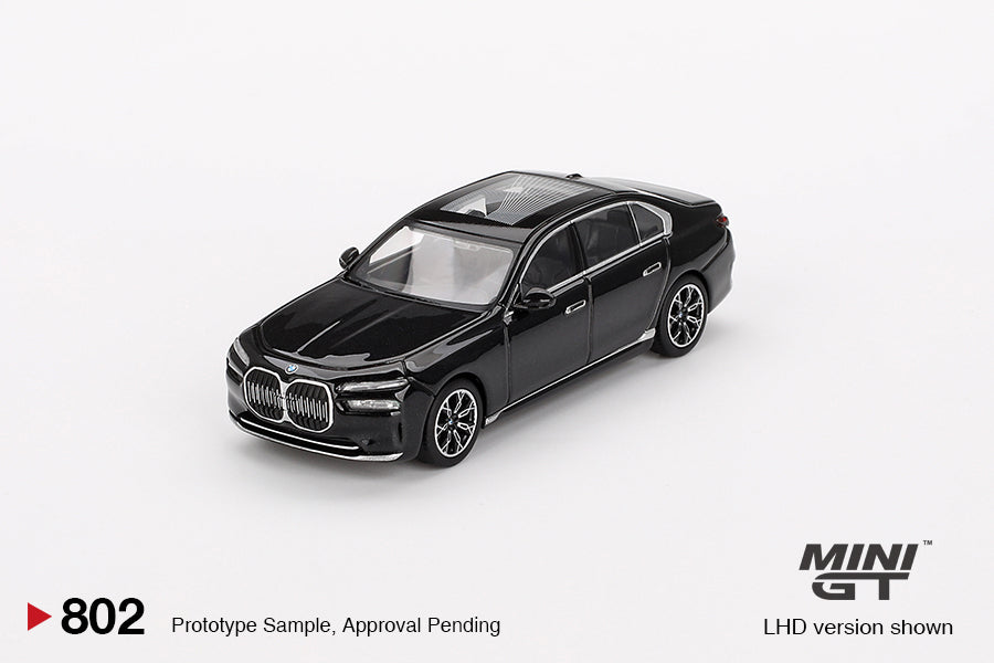 Mini GT 1/64 BMW i7 xDrive60 Black Sapphire