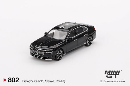 Mini GT 1/64 BMW i7 xDrive60 Black Sapphire