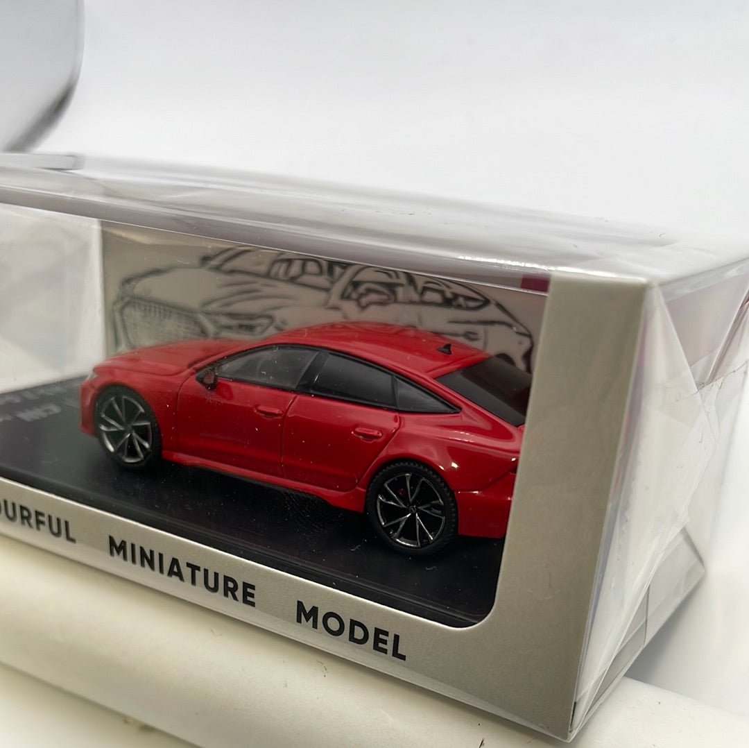 CM Model 1/64 Audi RS 7 Sportback Red