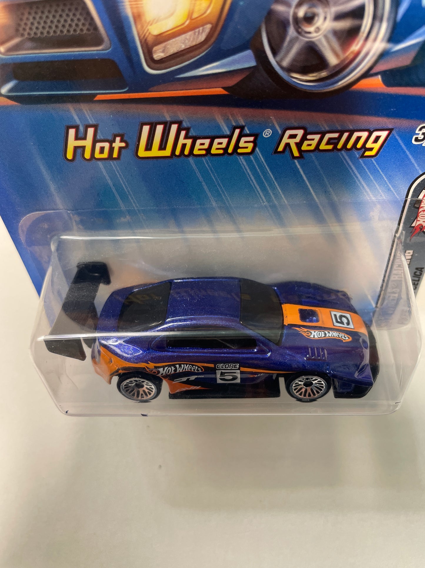 Hot Wheels 1/64 Hot Wheels Racing Toyota Pikes Peak Celica Blue - Damaged Box