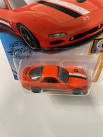 Hot Wheels 1/64 ‘95 Mazda RX-7 Orange - Damaged Card