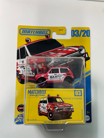 Matchbox Collectors 1/64 1970 Honda N600 OFF Road Red & White