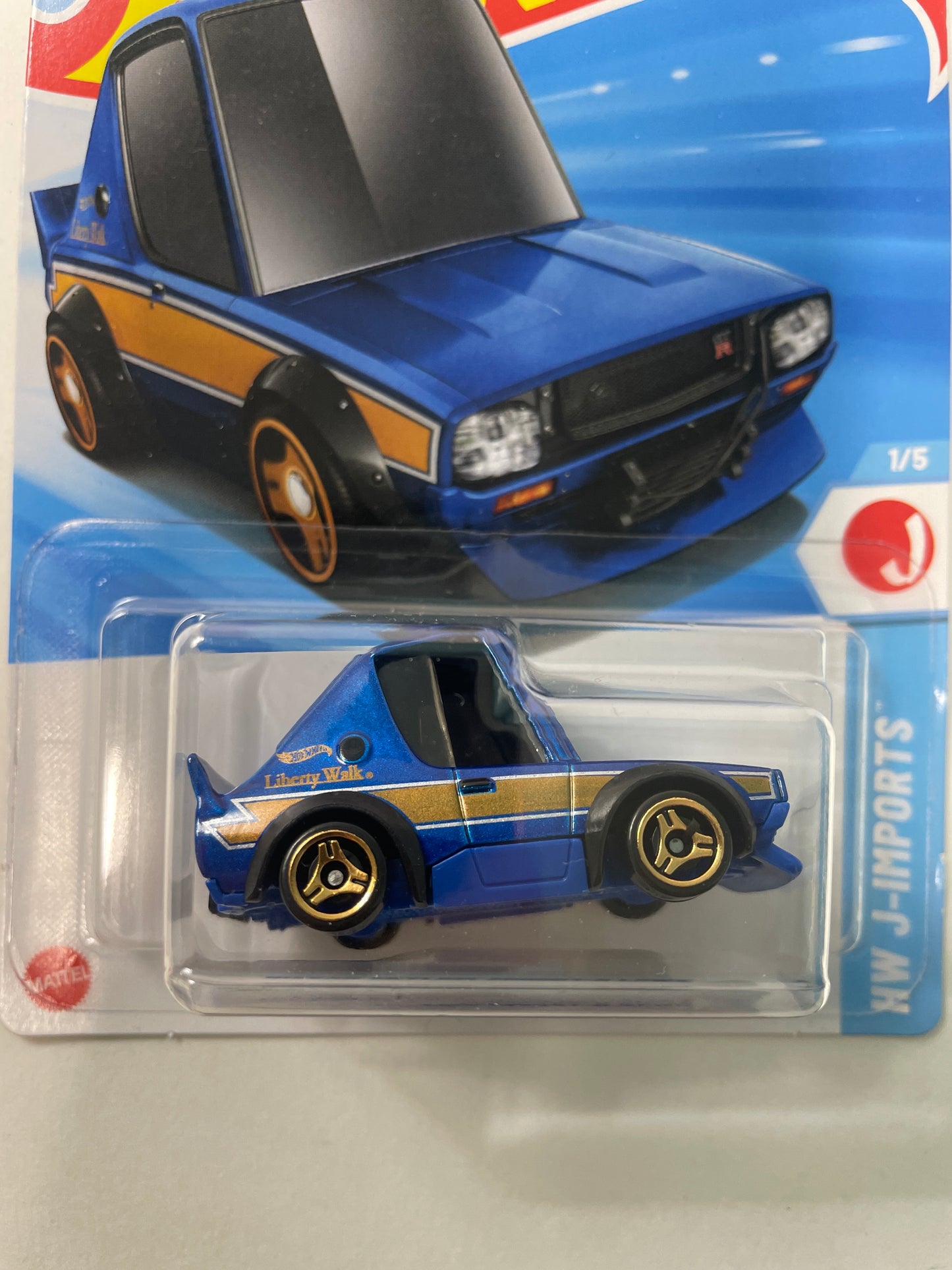 Hot Wheels 1/64 Nissan Skyline 2000GT-R LBWK Blue