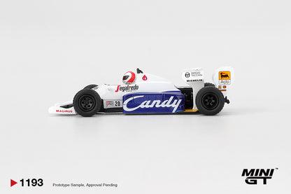 Mini GT 1/64 Toleman TG184 #20 1984 Monaco Grand Prix Johnny Cecotto - MGT01193