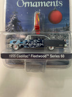 Greenlight 1/64 Holiday Ornaments 1955 Cadillac Fleetwood Series 60 Blue