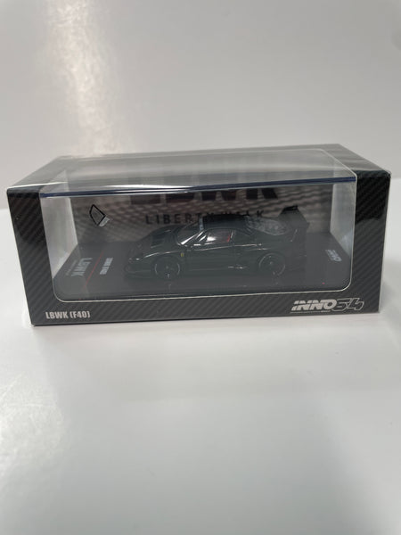 Inno64 1/64 LBWK (F40) Black Full Carbon - Damaged Car (Read Description)