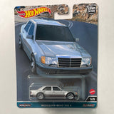 Hot Wheels 1/64 Car Culture Canyon Warriors Mercedes-Benz 500 E Silver