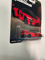 Hot Wheels 1/64 Fast & Furious McLaren Senna Red