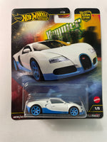 Hot Wheels 1/64 Car Culture Hammer Drop Bugatti Veyron White