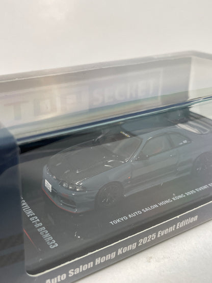 Inno64 1/64 Top Secret Nissan Skyline GT-R BCNR33 Tokyo Auto Salon Hong Kong 2025 Event Edition Blue - IN64-R33TS-TASHK25
