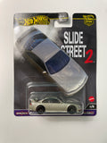 Hot Wheels 1/64 Car Culture Nissan 240SX (S14) Silver - Slide Street 2 Series