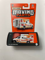 Matchbox 1/64 Moving Parts 2016 Ram Ambulance White