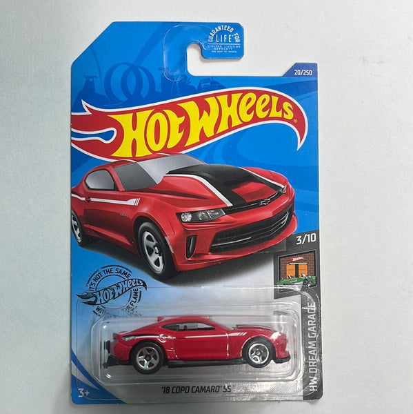 Hot Wheels Dollar General ‘18 Copo Camaro SS Red - Damaged Box