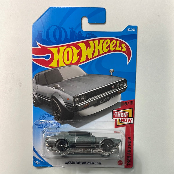 Hot Wheels Nissan Skyline 2000 GT-R Grey - Damaged Card