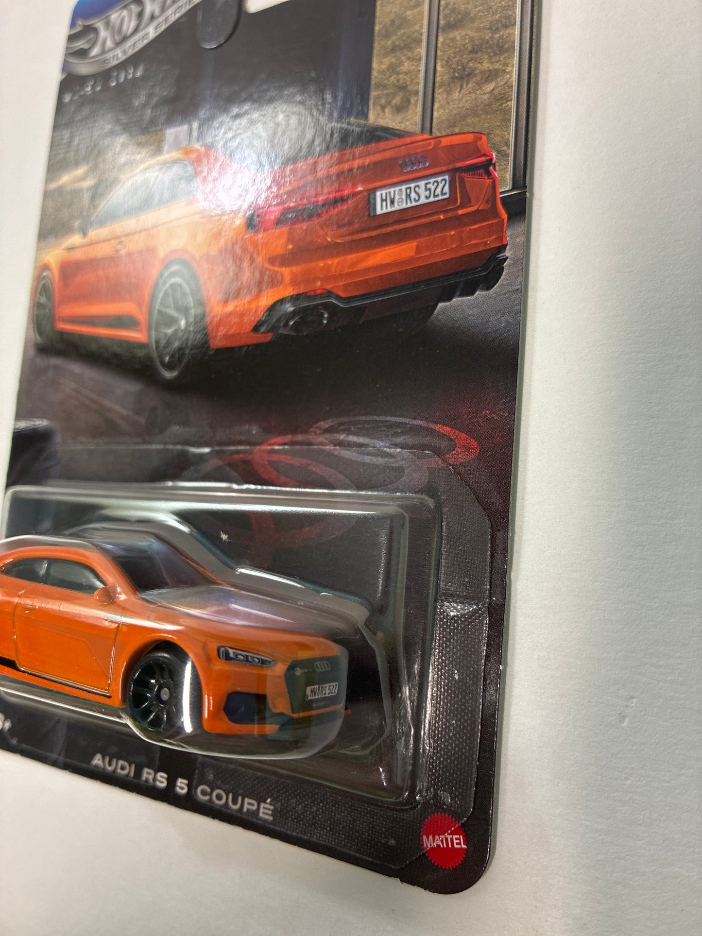 Hot Wheels 1/64 Silver Series Audi RS 5 Coupe Orange - JKY17