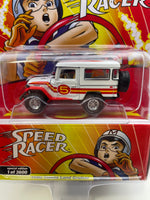 Johnny Lightning 1/64 Mijo Exclusives Speed Racer 1980 Toyota Land Cruiser White