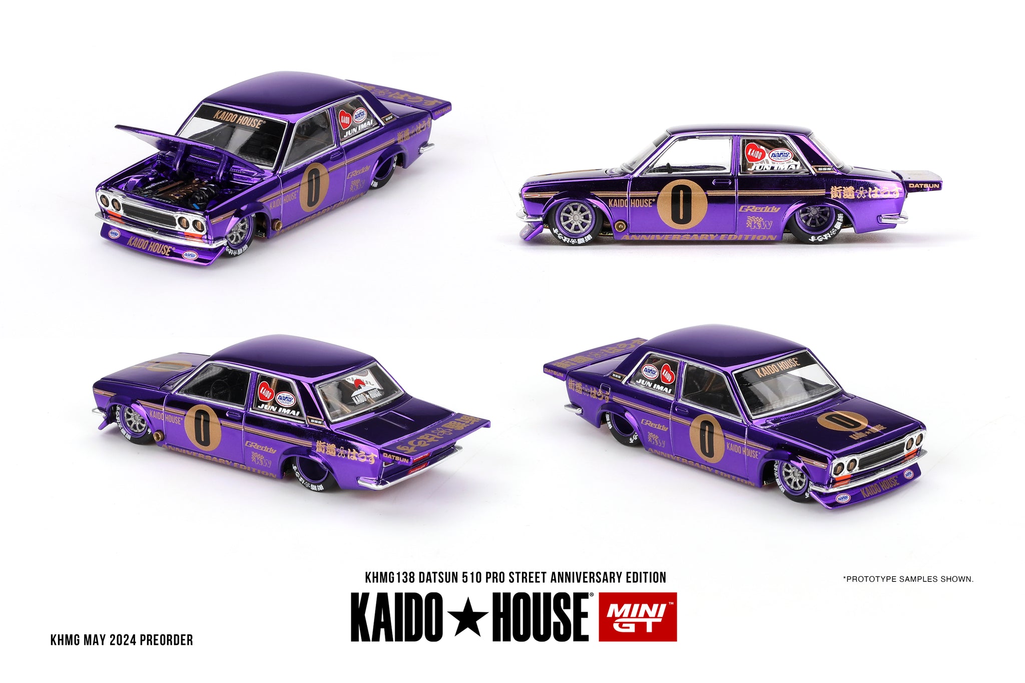 MINIGT 街道ハウスDATSUN KAIDO 510チェイス