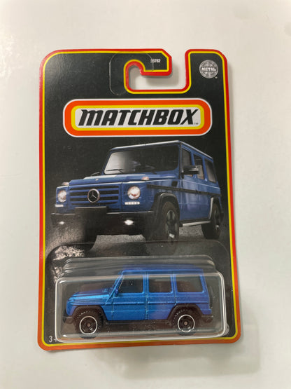 Matchbox 1/64 2015 Mercedes-Benz G 500 Blue - Damaged Box
