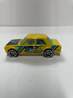 *Loose* Hot Wheels 1/64 Datsun Bluebird 510 Yellow & Blue