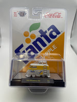 M2 Machines 1/64 Coca-Cola Fanta Pineapple 1960 VW Delivery Van Yellow