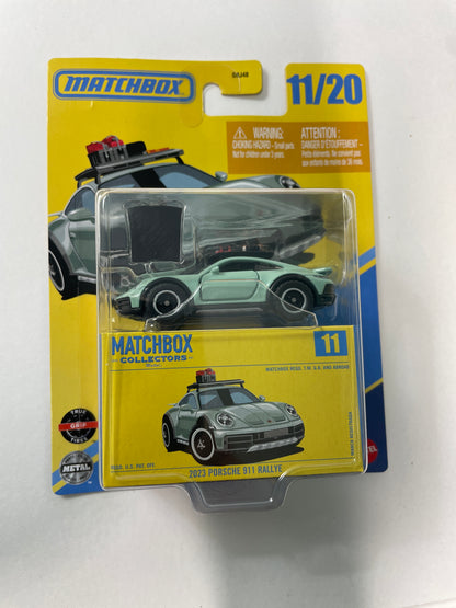 Matchbox Collectors 1/64 2023 Porsche 911 Rallye Teal