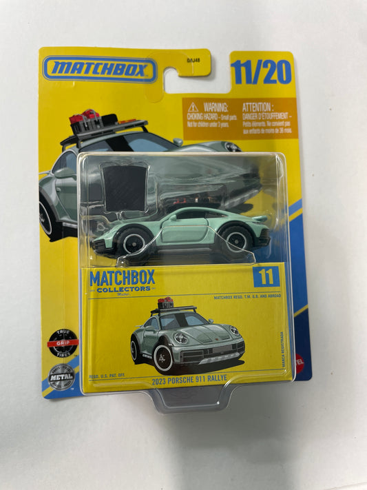 Matchbox Collectors 1/64 2023 Porsche 911 Rallye Teal