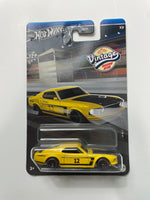 Hot Wheels 1/64 Vintage Racing Club 1969 Ford Mustang Boss 302 Yellow