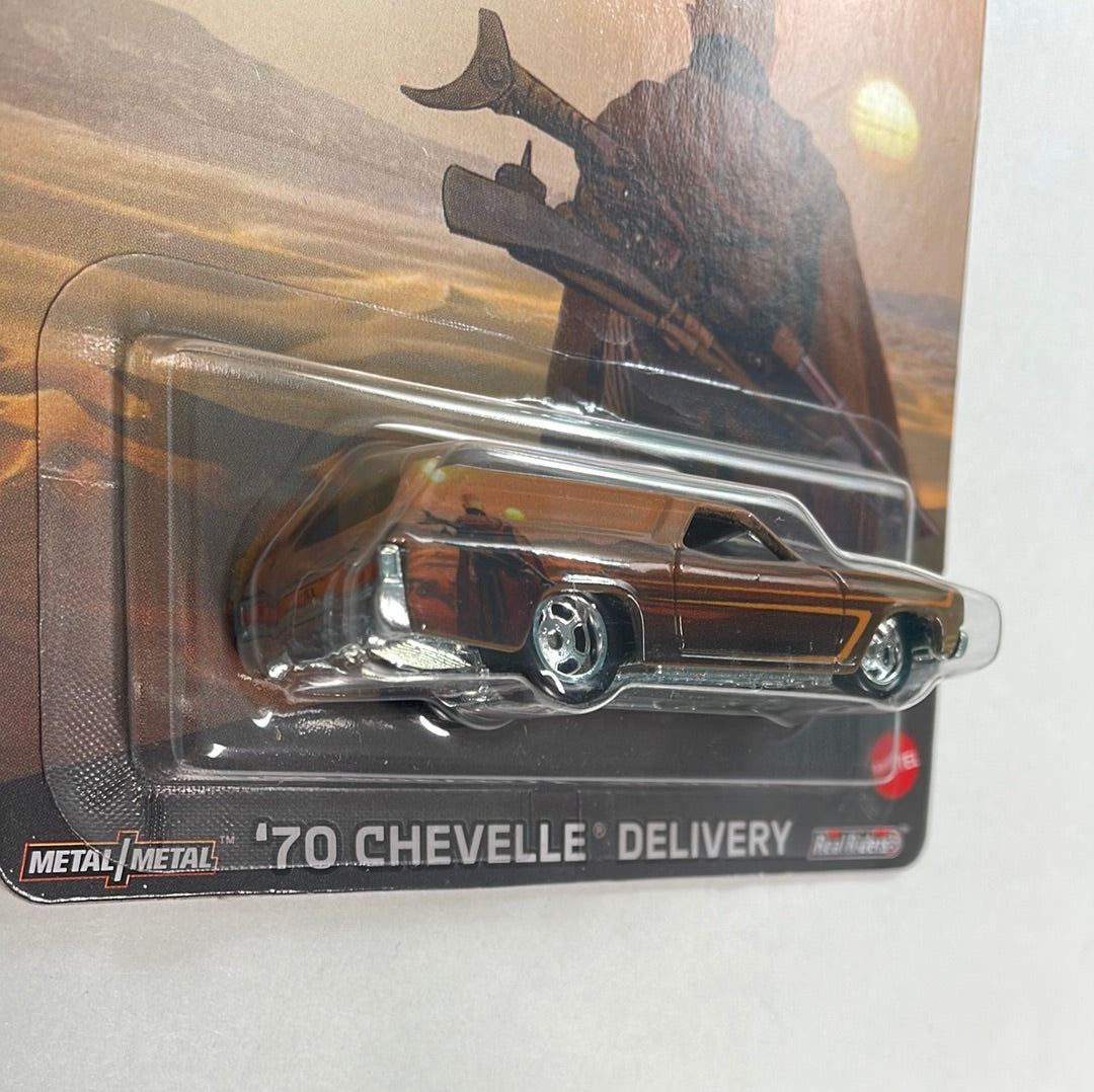 Hot Wheels 1/64 Pop Culture Star Wars The  Mandalorian ‘70 Chevelle Delivery Brown