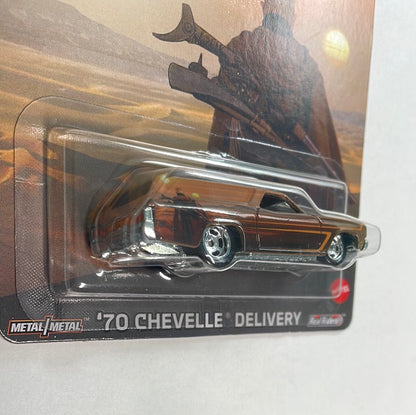Hot Wheels 1/64 Pop Culture Star Wars The  Mandalorian ‘70 Chevelle Delivery Brown