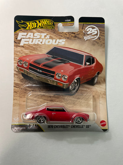 Hot Wheels 1/64 Fast & Furious Mix P 1970 Chevrolet Chevelle SS Red - JHW73