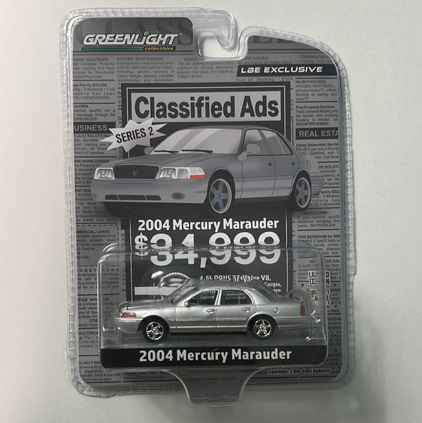 1/64 Greenlight 2004 Mercury Marauder Silver - Classified Ads - LBE Exclusive