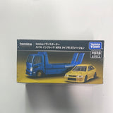 Tomica Premium 1/64  transporter Subaru Impreza WRX Type R STi version Yellow & Blue