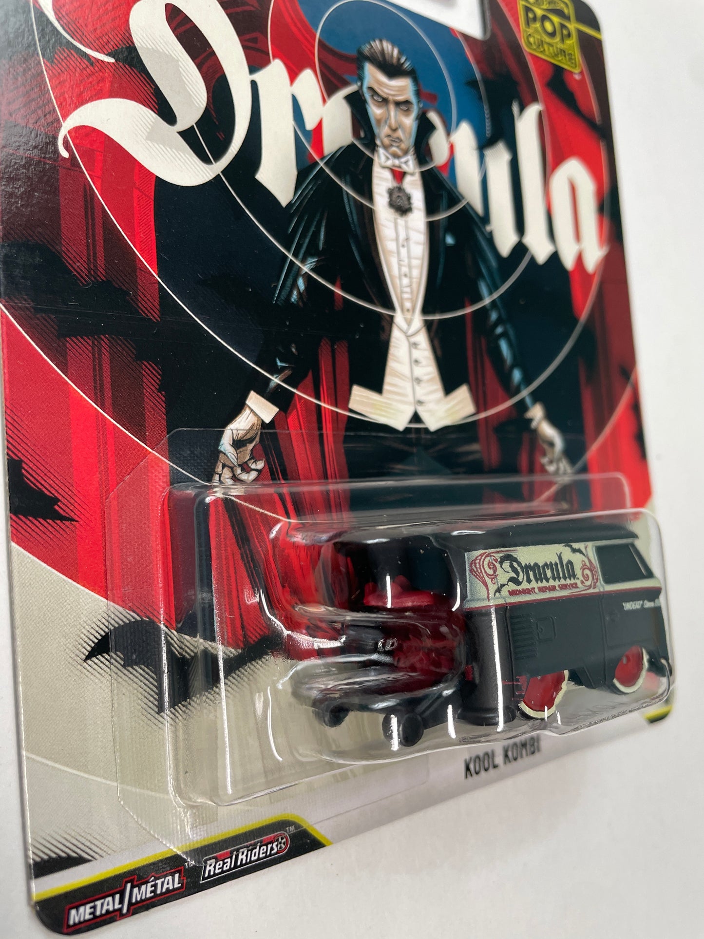 Hot Wheels 1/64 Pop Culture Dracula Kool Kombi Black - JHX01