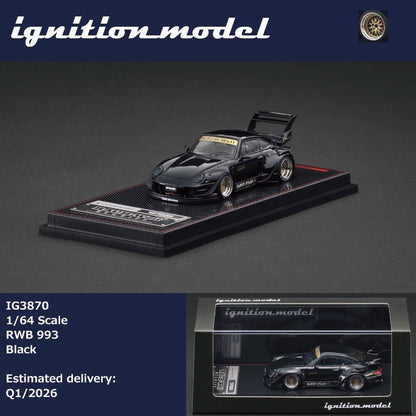 Ignition Model 1/64 RWB 993 Black - 3870
