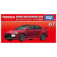 Tomica Premium 1/61 02 Mitsubishi Lancer Evolution Final Edition ( Tomica Premium Release Commemoration Specification ) Red